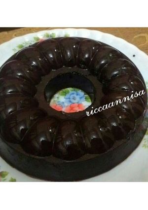 Foto resep Puding coklat oreo