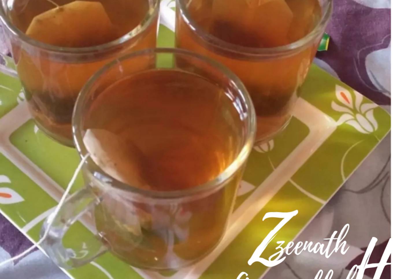 Lemon and Honey Green Tea