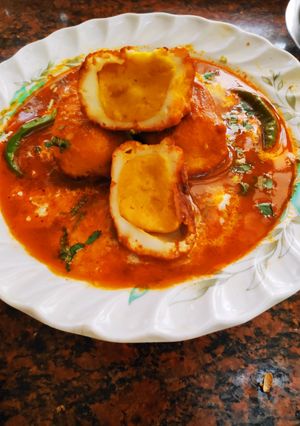 নিরামিষ ডিমের কারি (niramish dimer curry recipe in Bengali) রেসিপির প্রধান ছবি