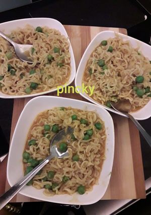 A picture of Simple maggie masala.