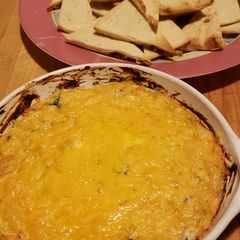 A picture of Four Cheese Spinach Dip.