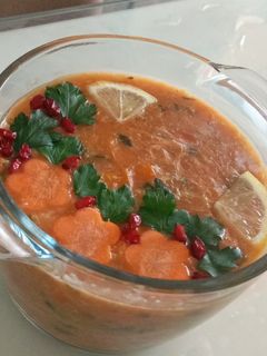 عکسی از دستور سوپ جو پرک