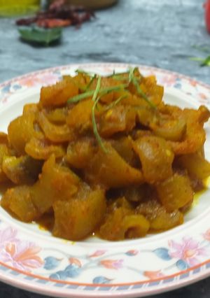 Gambar Kulit Lembu Masak sambal Kuning Pedas