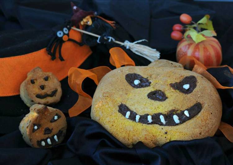 Dolce di zucca di halloween