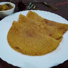 A picture of Chilka roti.
