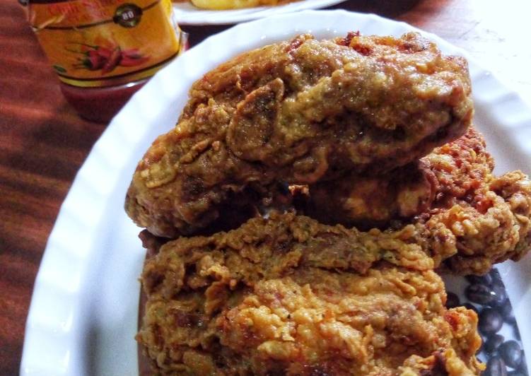 Easiest Way to Prepare Super Quick Homemade KFC style fried chicken #themechallenge