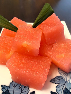 A picture of Indonesian Steamed Cassava Cake (Kue talam singkong).