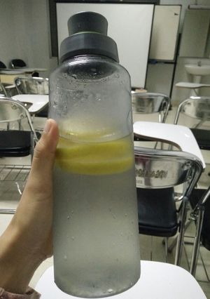Foto resep Infused water lemon with honey