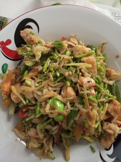 Foto resep Tumis bunga pepaya dan teri medan