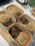 Garlic Parmesan Steak Alfredo Pasta