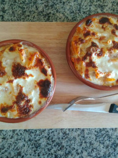 Una foto de Macarrones gratinados