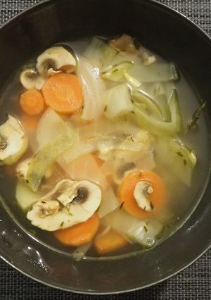 Une photo de Soupe chou-carottes