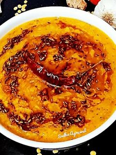 ढाबा स्टाइल डबल तड़का दाल (Dhaba style double tadka dal recipe in hindi) रेसिपी मुख्य फोटो