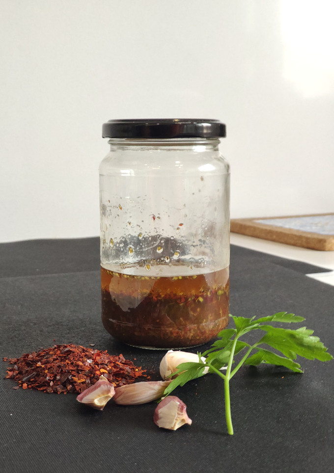 Una foto de Salsa chimichurri argentina