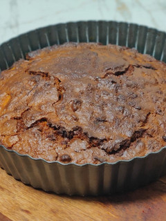 Una foto de Bizcocho de zanahoria con nueces