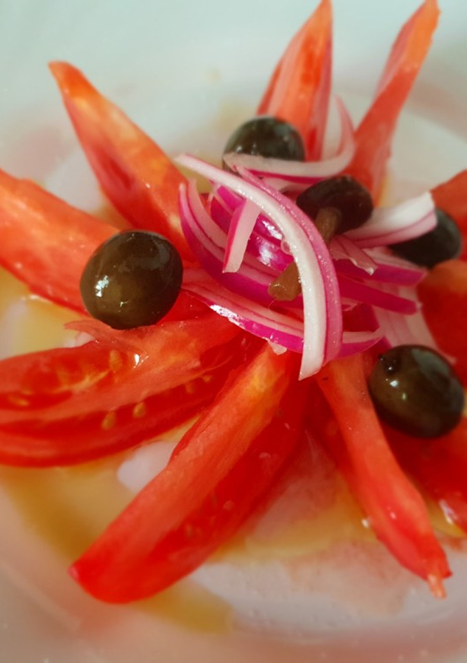 Una foto de Ensalada de tomate