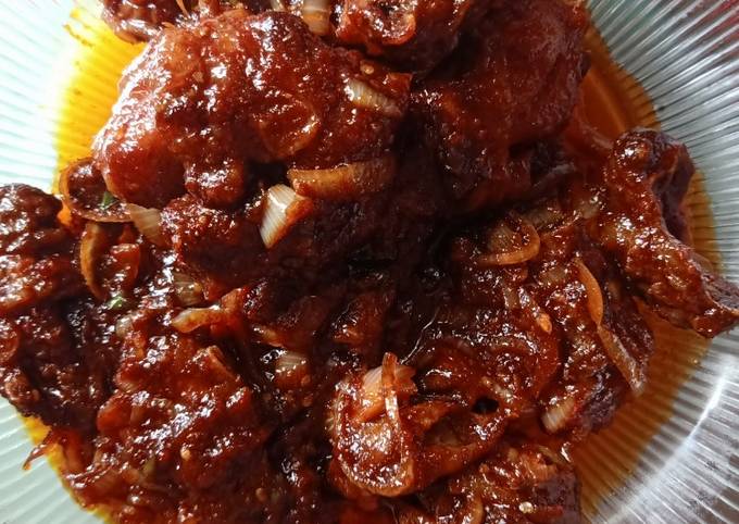 Resep Ayam kecap bawang bombay oleh DesiLucky Rma - Cookpad