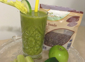 Una foto de Batido verde para bajar de peso