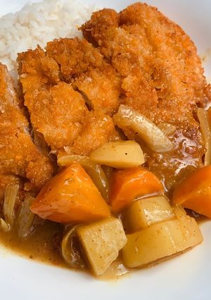 Foto resep Chicken katsu curry