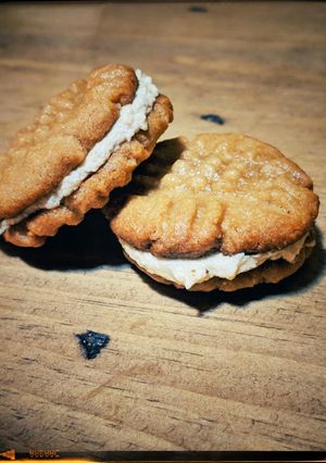 A picture of Nutter Butter Sandwich Cookies.