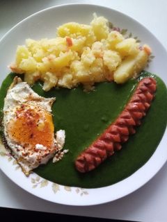Spenótfőzelék recept fotója