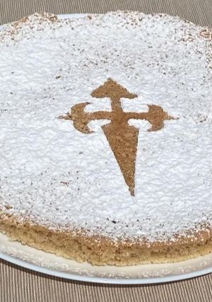 Una foto de Tarta de Santiago ⚜️