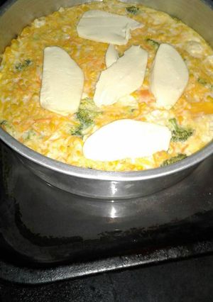 Una foto de Budín de vegetales