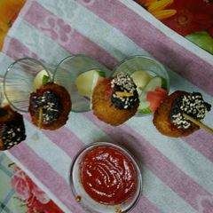 A picture of This recipe of mix veg oatmeal (daliya) poppers is not only healthy but tasty too!.