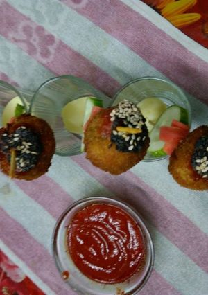 A picture of This recipe of mix veg oatmeal (daliya) poppers is not only healthy but tasty too!.