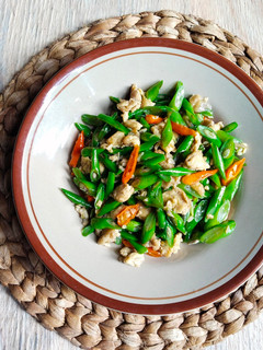 Foto resep Tumis Pedas Buncis Telur