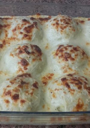 Foto principal de Receta rica, rápida muy económica / patatas rellenas con carne