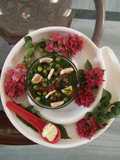 Sarson ka sag with green pease & mushroom