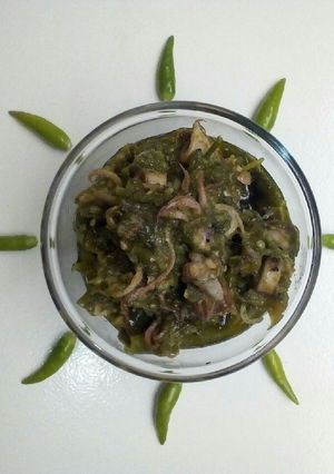 Foto resep Cumi Asin Sambel Ijo