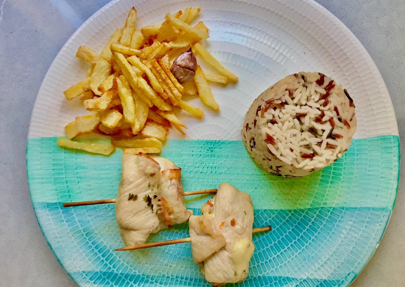 Pechuga de pollo rellena