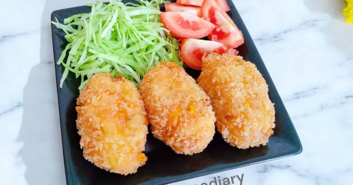 Resep Creamy Corn Croquetteskroket Jagung Mudah dan Praktis Dihidangkan