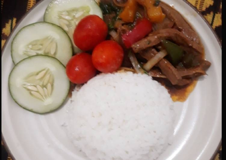 Daging lada hitam dg cilantro