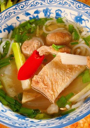 Hình của món Bún gân bò, bò viên 😊.