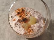 Une photo de mousse citron