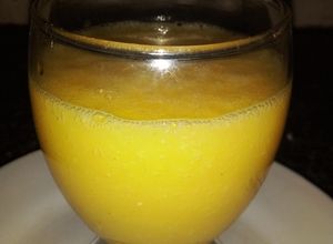 Una foto de Licuado de mango