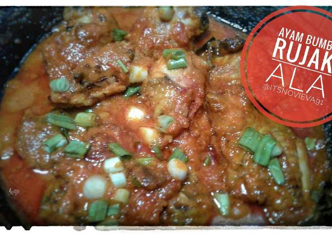 Resep Ayam Bumbu Rujak, Sempurna