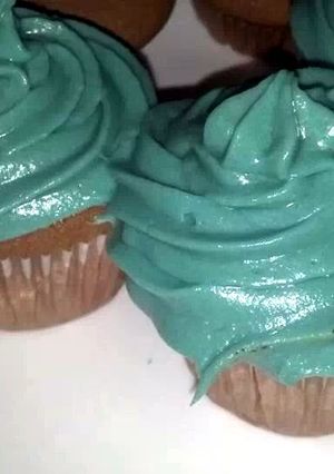 A picture of Moo's Chocolate Cupcakes.