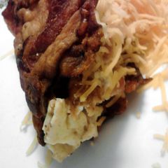 A picture of Ultimate Meat Lovers Bacon Taco's.