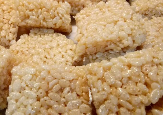 Rice crispy simple untuk bekal anak2