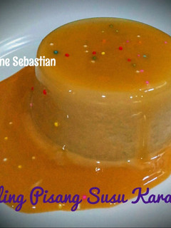 Foto resep Puding Pisang Susu Karamel