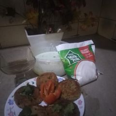 A picture of Chapli kabab.