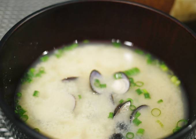 Shijimi Clam Miso Soup recipe main photo