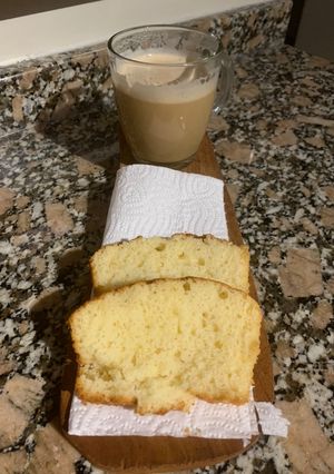 Una foto de Budín de Limón