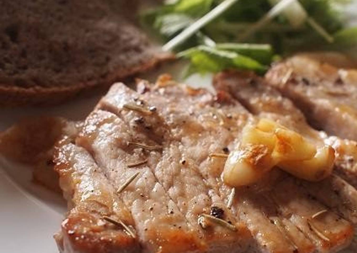 Steps to Make Speedy Apple & Rosemary Sautéed Pork