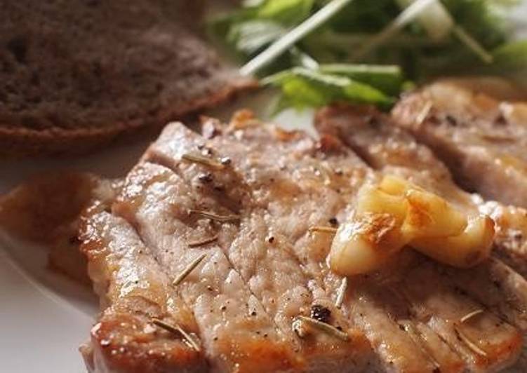 Simple Way to Make Ultimate Apple &amp; Rosemary Sautéed Pork