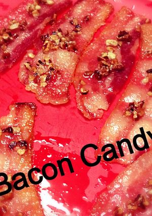 A picture of Bacon Candy.